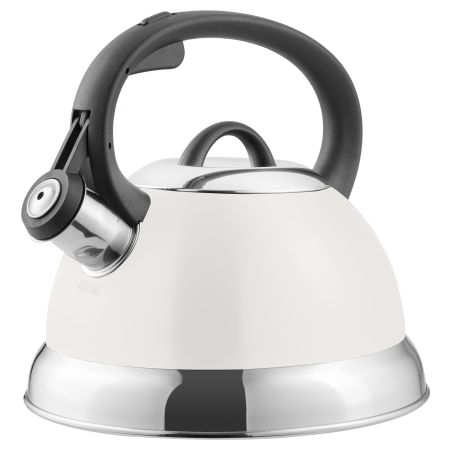 Mr. Flintshire 1.75 Quart Whistling Tea Kettle in Linen